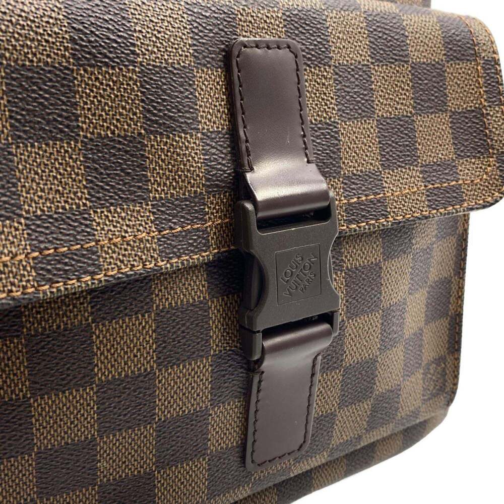 LOUIS VUITTON Authentic Brown Damier Pochette Shoulder Bag - Picture 6 of 8